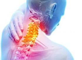 Pain and shelters in the cervical zone with the degree of osteocondrosis